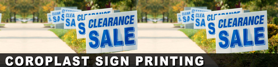 corrugated sign printing