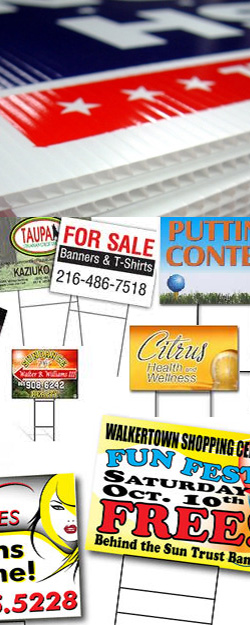 Coroplast Sign Printing San Diego