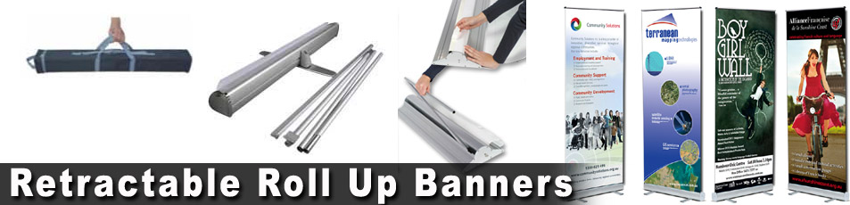Retractable Roll Up Banner Stands